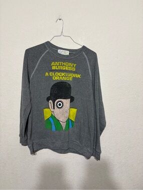 Out of Print Gray "A Clockwork Orange" Graphic Sweatshirt